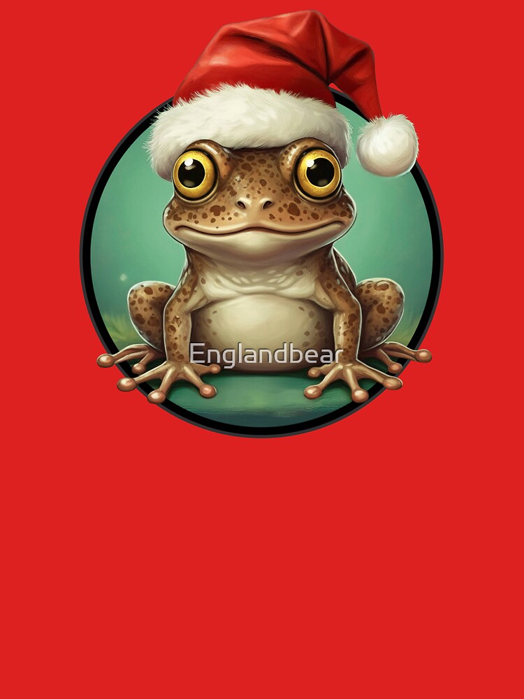 The Fen-Whisperer | Whimsical Christmas Frog Art by Englandbear