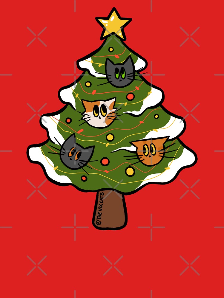 Meowy Christmas Tree! by TheVixCats