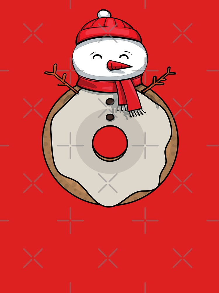 Cute Snowman donut by Donutlovers