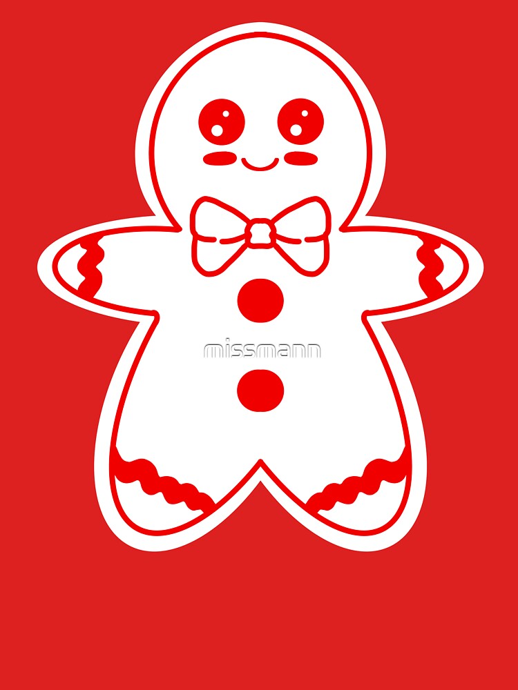 Gingerbread Man In Red by missmann