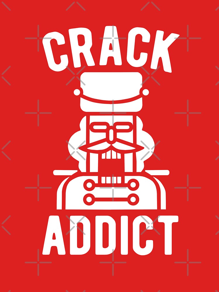 Christmas nutcracker crack addict by goodtogotees