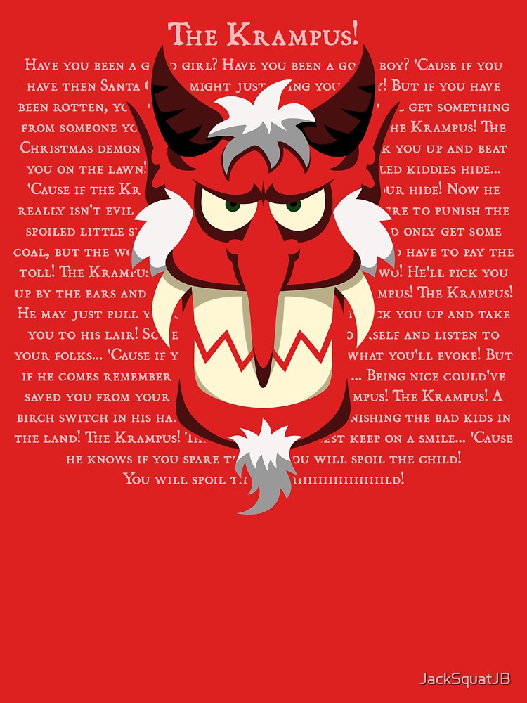 The Krampus! Lyrics Design by JackSquatJB