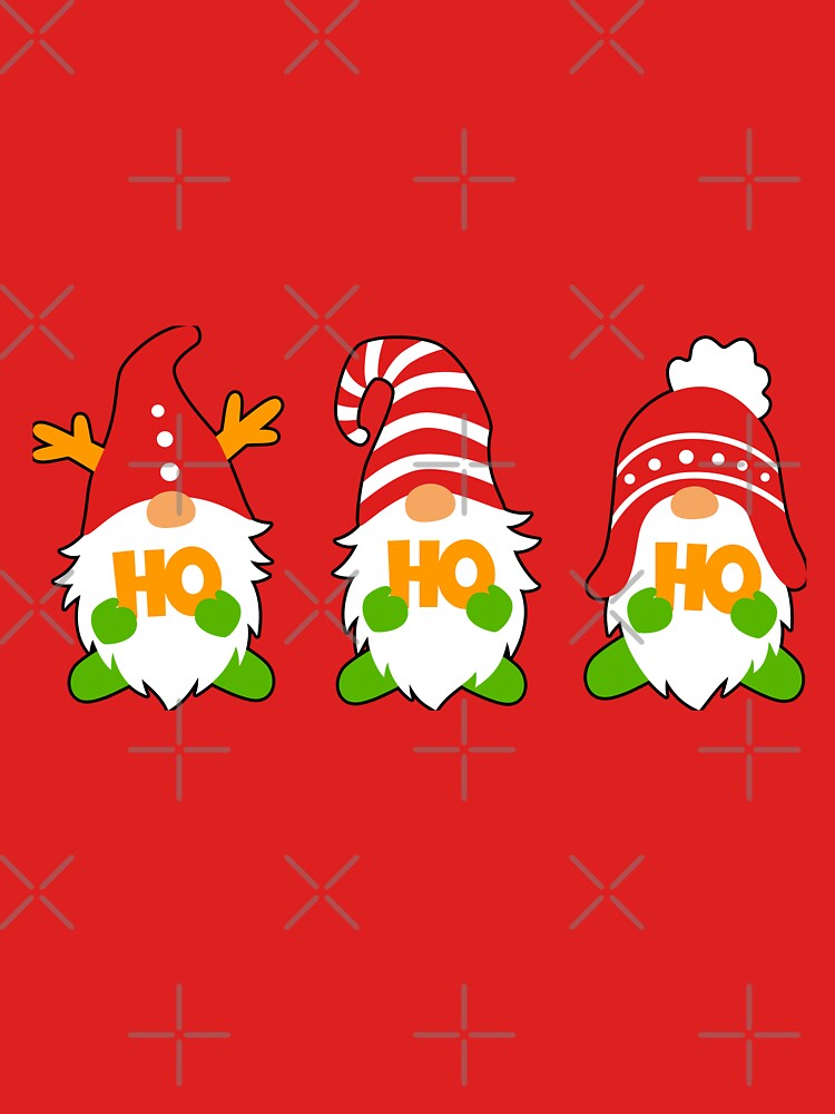Three Funny Christmas Gnomes by Buzzbazaar