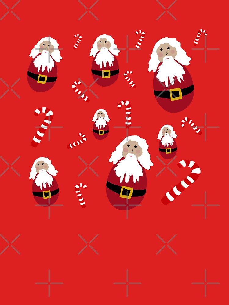 santa's and candy canes by NSdesigns55