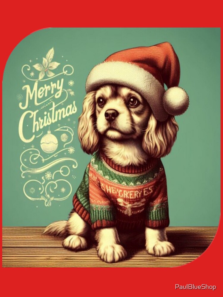 Love Christmas little dog by PaulBlueShop