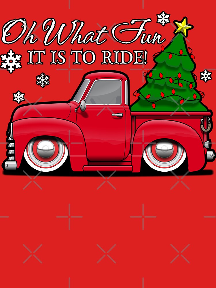 1947 3100 Hot Rod Truck (Christmas - Oh What Fun It Is To Ride) by 302Design