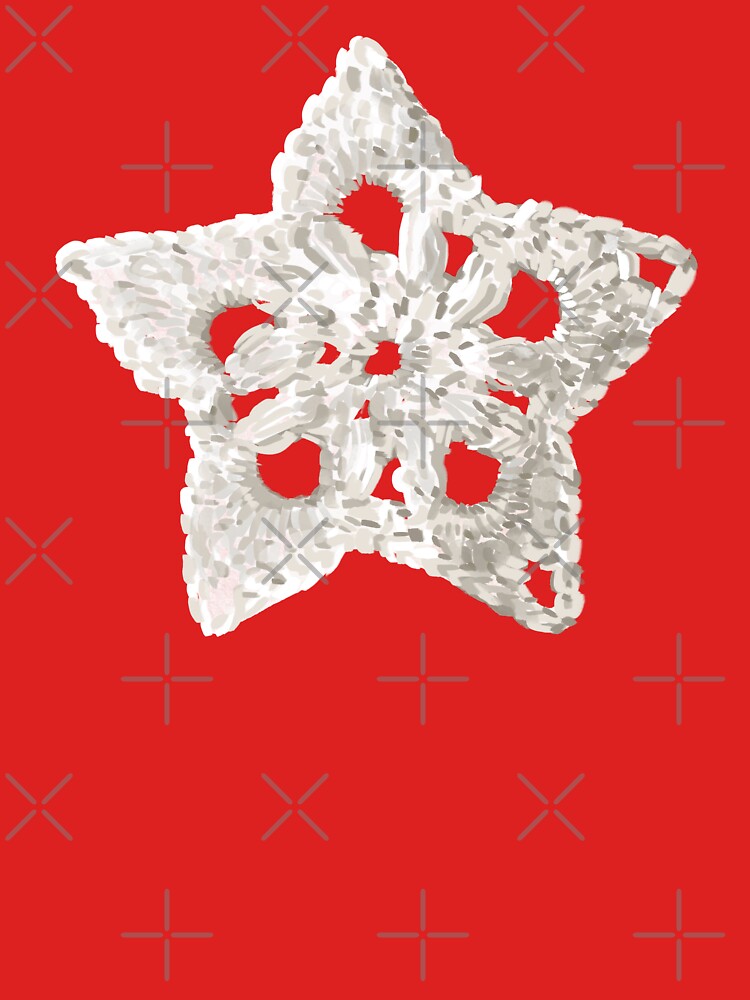 New year and Christmas gift idea and decoration star motif illustration by Pandositive