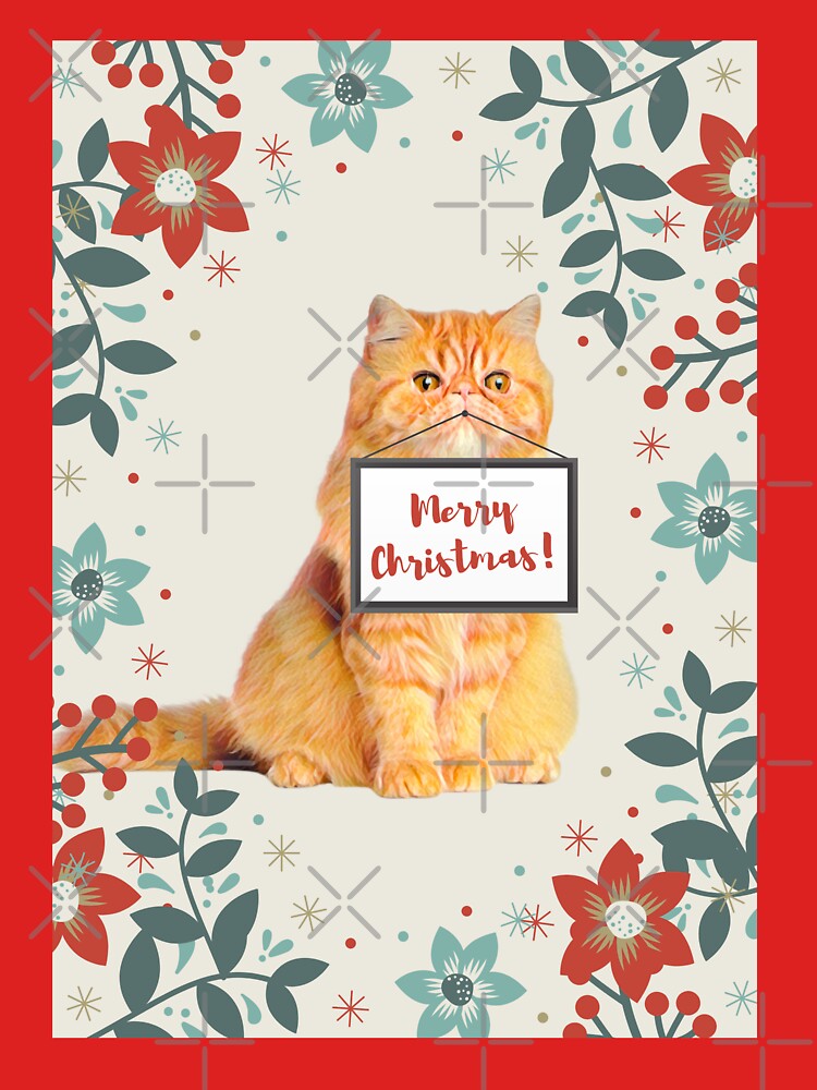 Christmas Persian cat by AnnaAndVibes