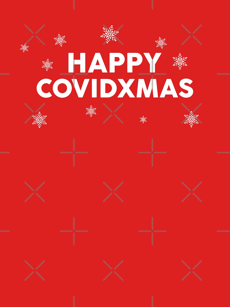 Happy Covidxmas Happy New Year Funny Text Gift by GoldenDov