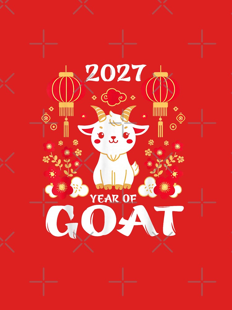 2027 Year Of Goat Chinese Zodiac Lunar New Year Animal by GrumpySableye
