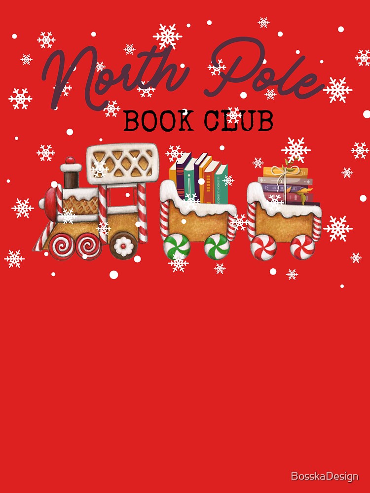 North Pole book club, gingerbread library by BosskaDesign