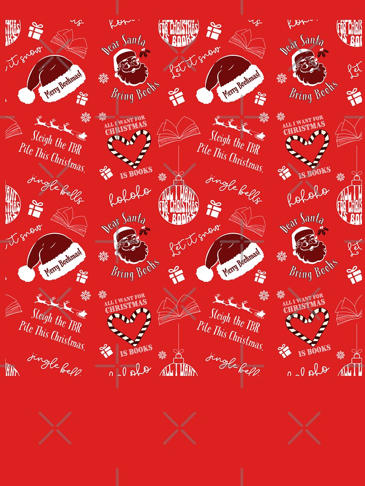 Bookish Christmas Seamless Patrren by Megurix