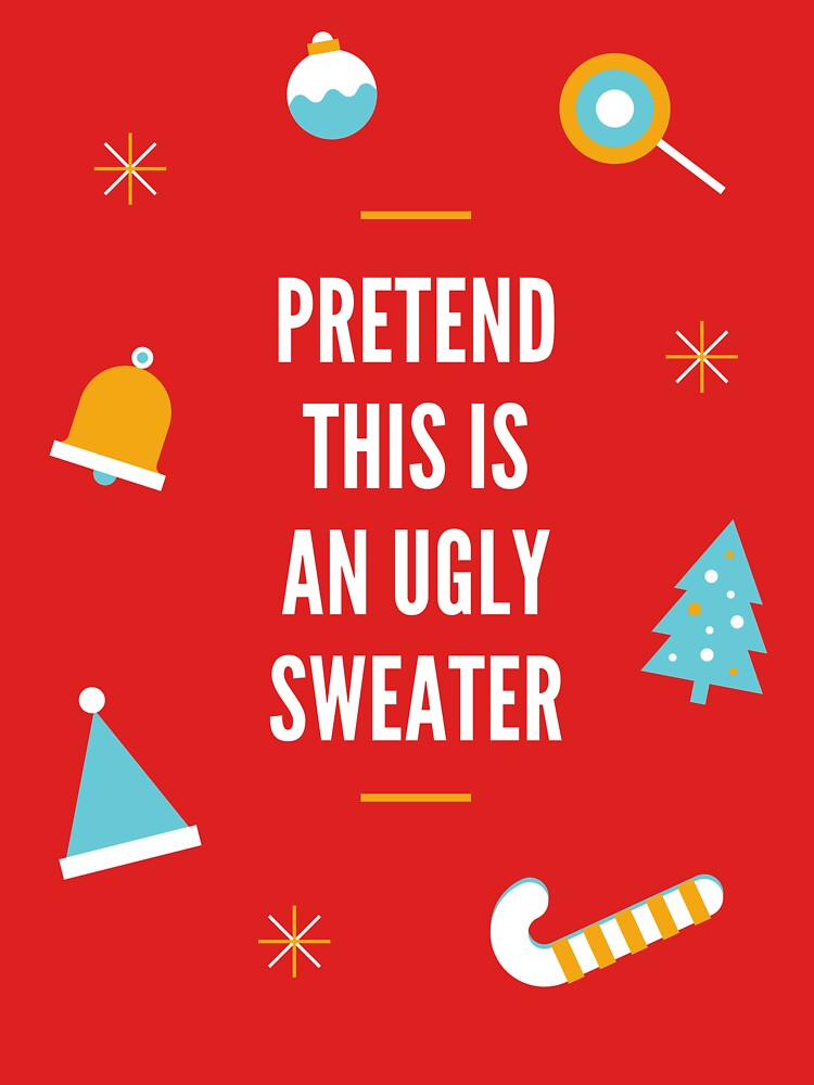 Funny Christmas Gift Ugly Sweater by NostalgicLatin