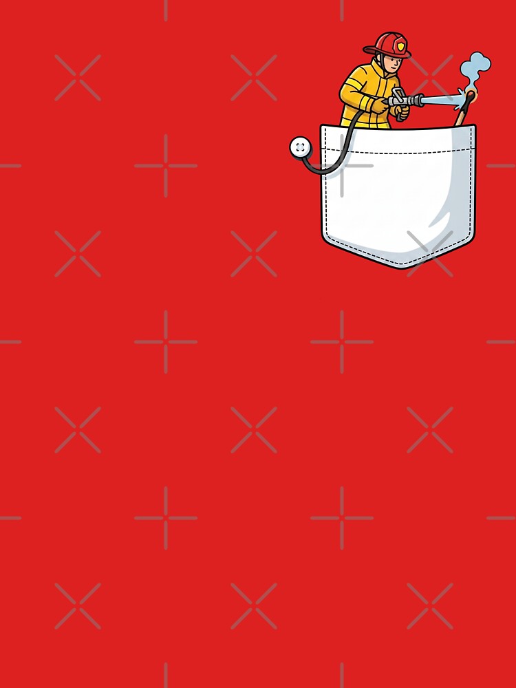 Pocket Firefighter And A Lit Match by Rare By Hero