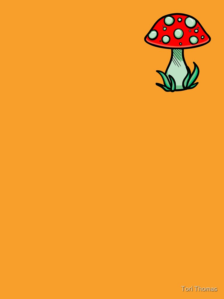 Toadstool Mushroom Cartoon by Tori Thomas