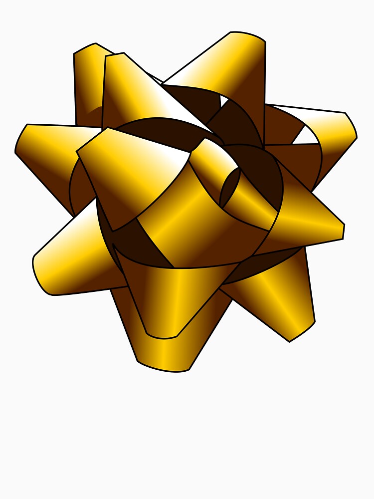 Gold Present Bow by christinaashman