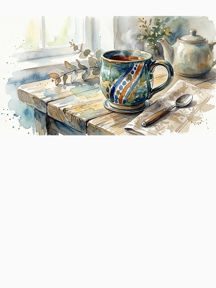 Cozy Morning Coffee Tea Home Comfort Relaxation by Anomaneal