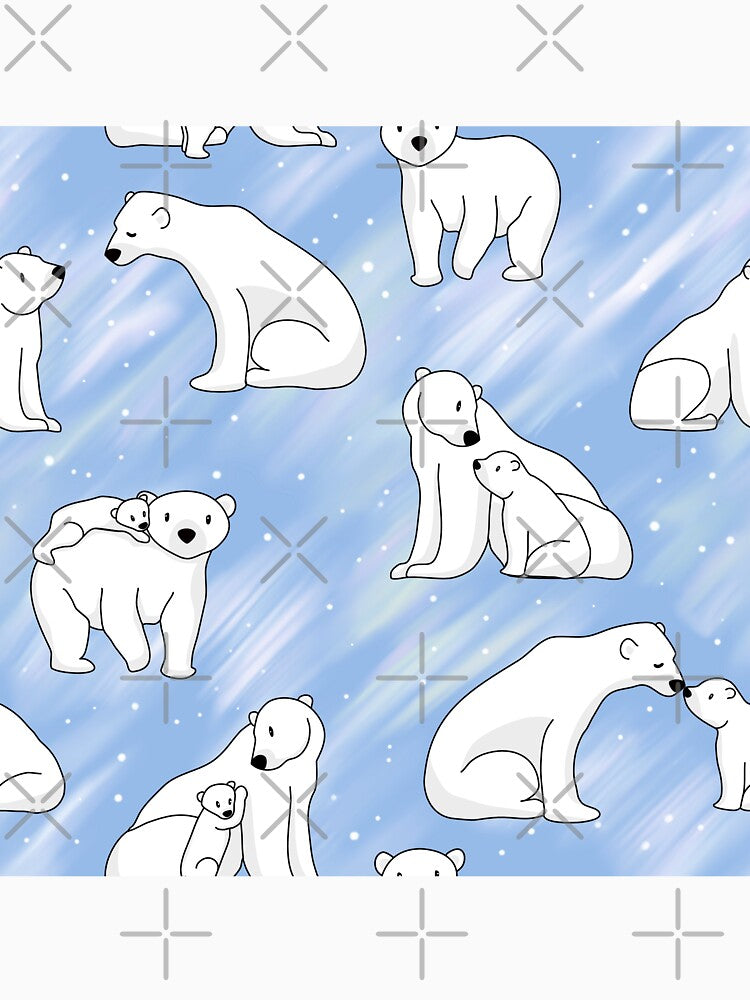 Polar bears pattern by SaplingArt