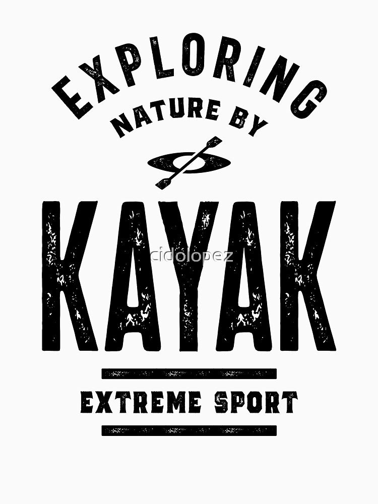 Exploring Nature by Kayak - Kayaking Gifts by cidolopez