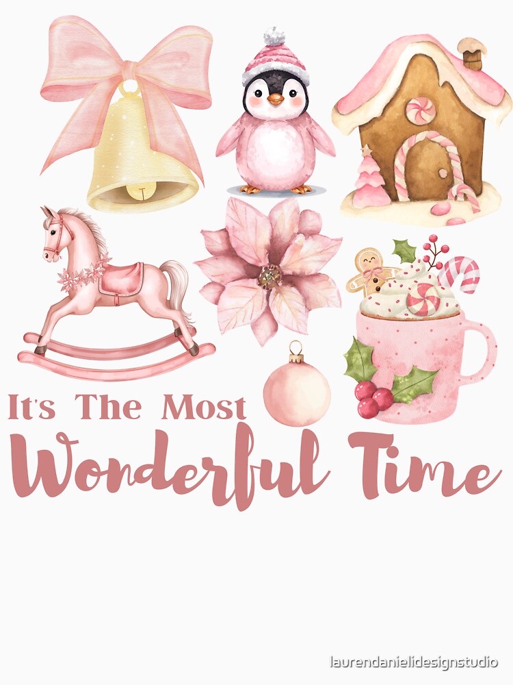 Soft Pink Christmas by laurendanielidesignstudio