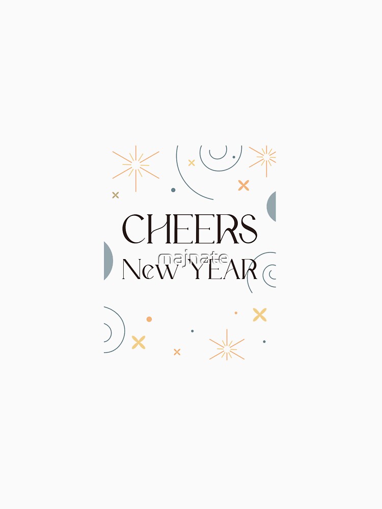 Cheers And Happy New Year Sticker by majnate