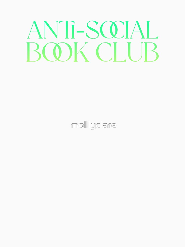 Anti Social Book Club Green Aesthetic by Stickers by @molllyclare