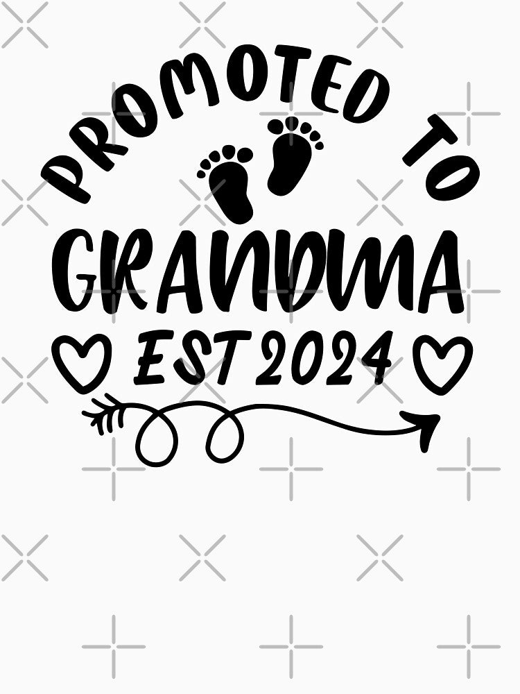 Promoted To Grandma 2024 First Time New Grandma Pregnancy by CORJIDOG-ART
