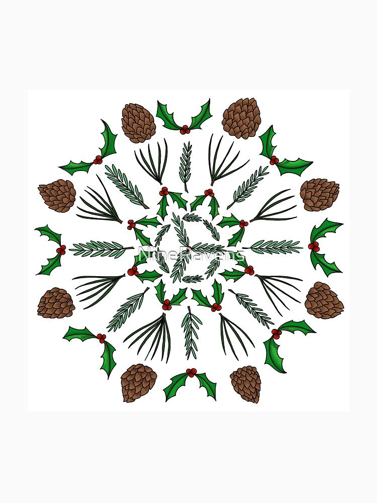 Yule Mandala by NineRavens