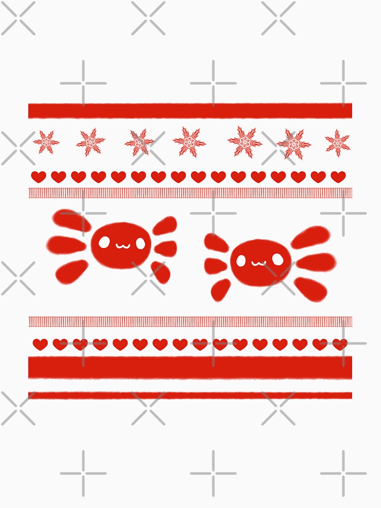 Christmas Axolotl Pattern by Fridayscorner