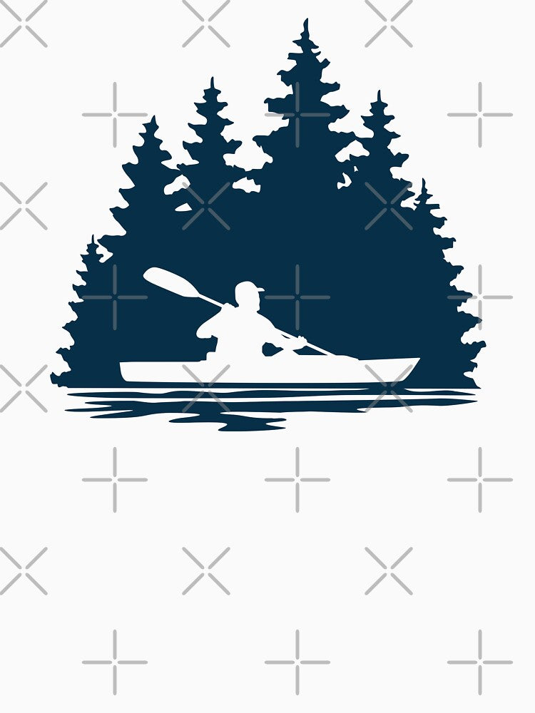 Man Kayaking on a Lake by Sam Morrison