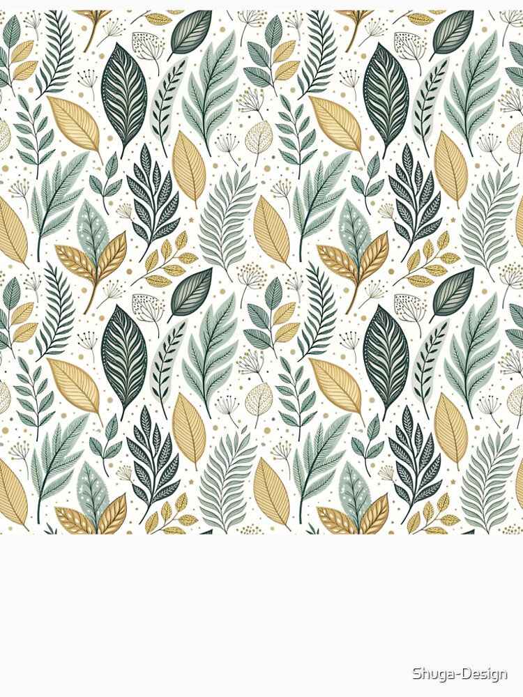Seasonal Folk Leaves by Shuga-Design