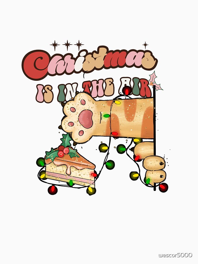 Christmas is in the air cat cake, Merry Christmas by wescor5000