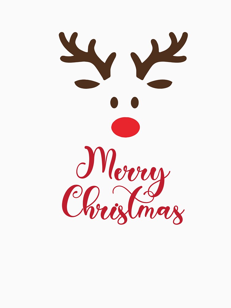 Christmas Reindeer Radiance Print by PrintsByAnnJ