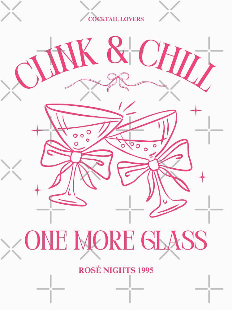 Clink and Chill, Cocktail Lovers Club - Girly Vibes by HeloLopesArt
