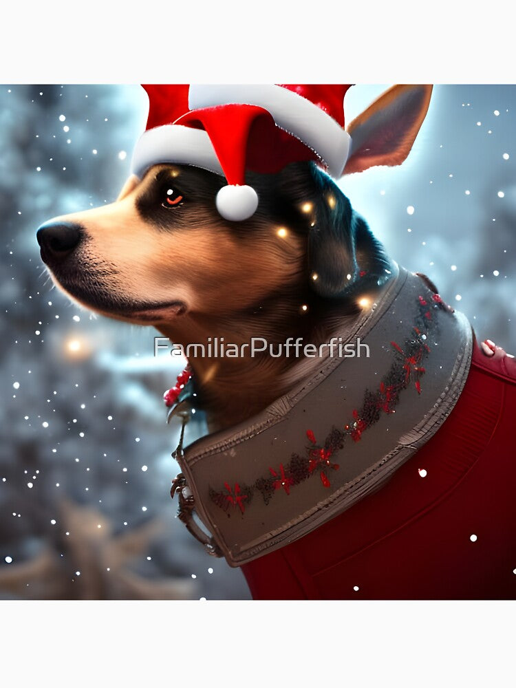Christmas Dog by FamiliarPufferfish