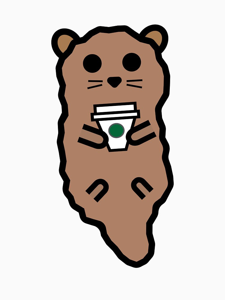 Otter with Coffee by miwakit