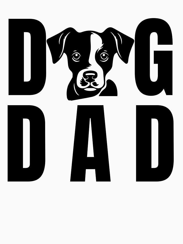 Funny Dog Dad T-Shirt - Gift for Dog Lovers by GoodAuraDesigns