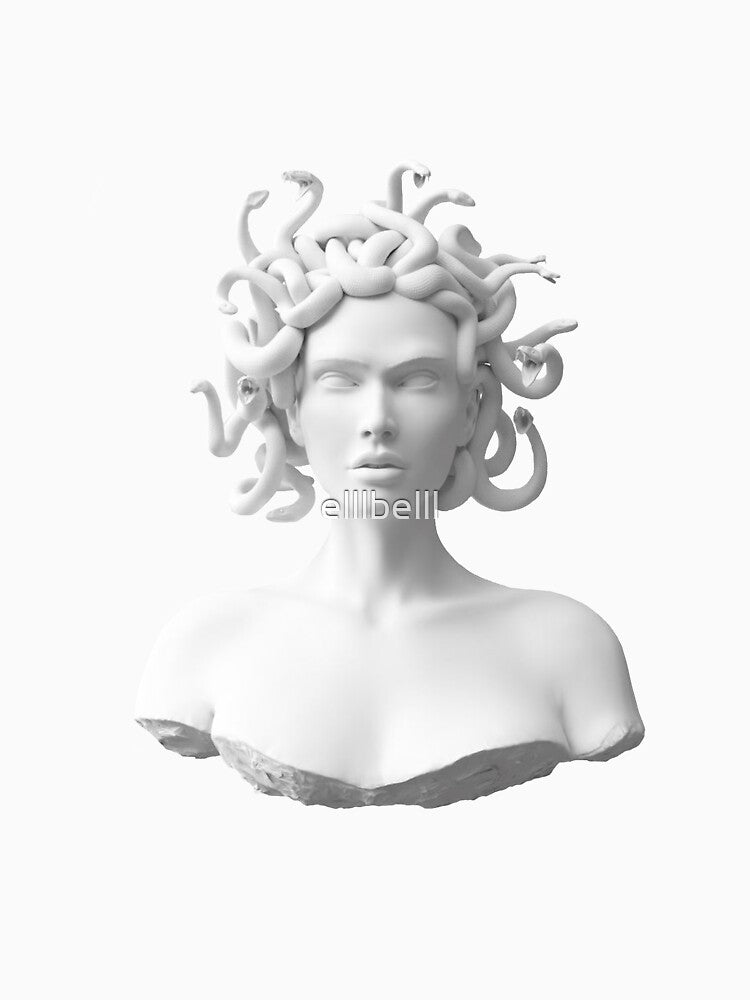 medusa statue by elllbelll