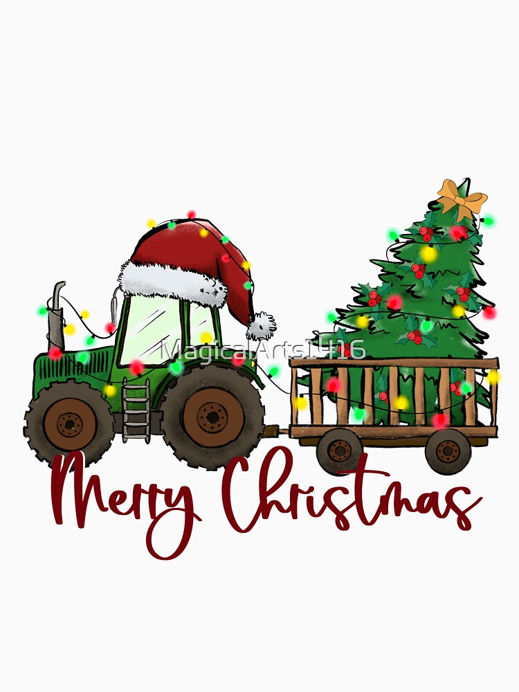 Tractor Christmas by MagicalArts1416