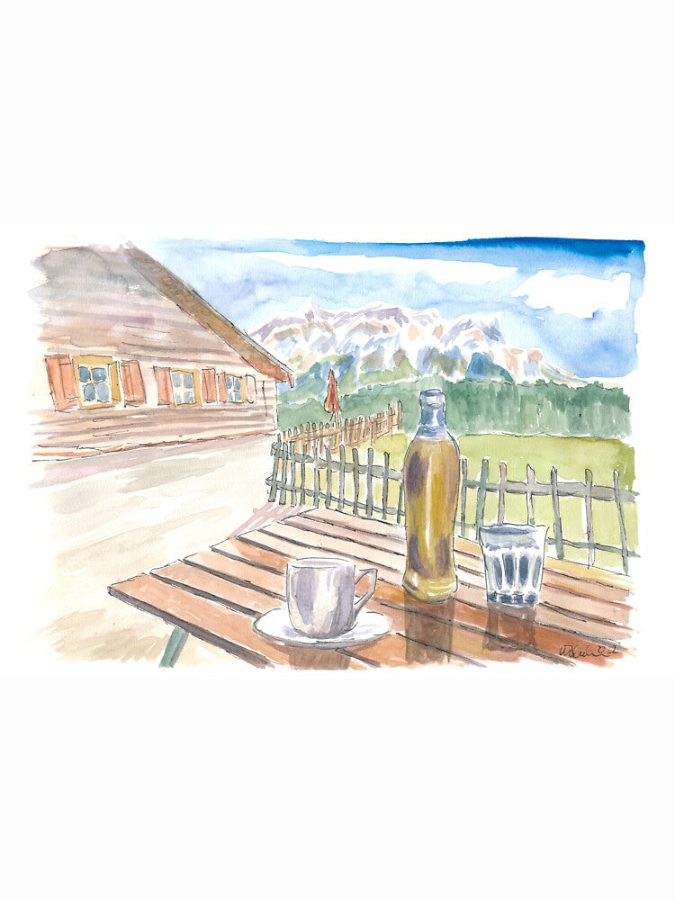 Mountain Hikings with Refreshing Break at Hut by artshop77