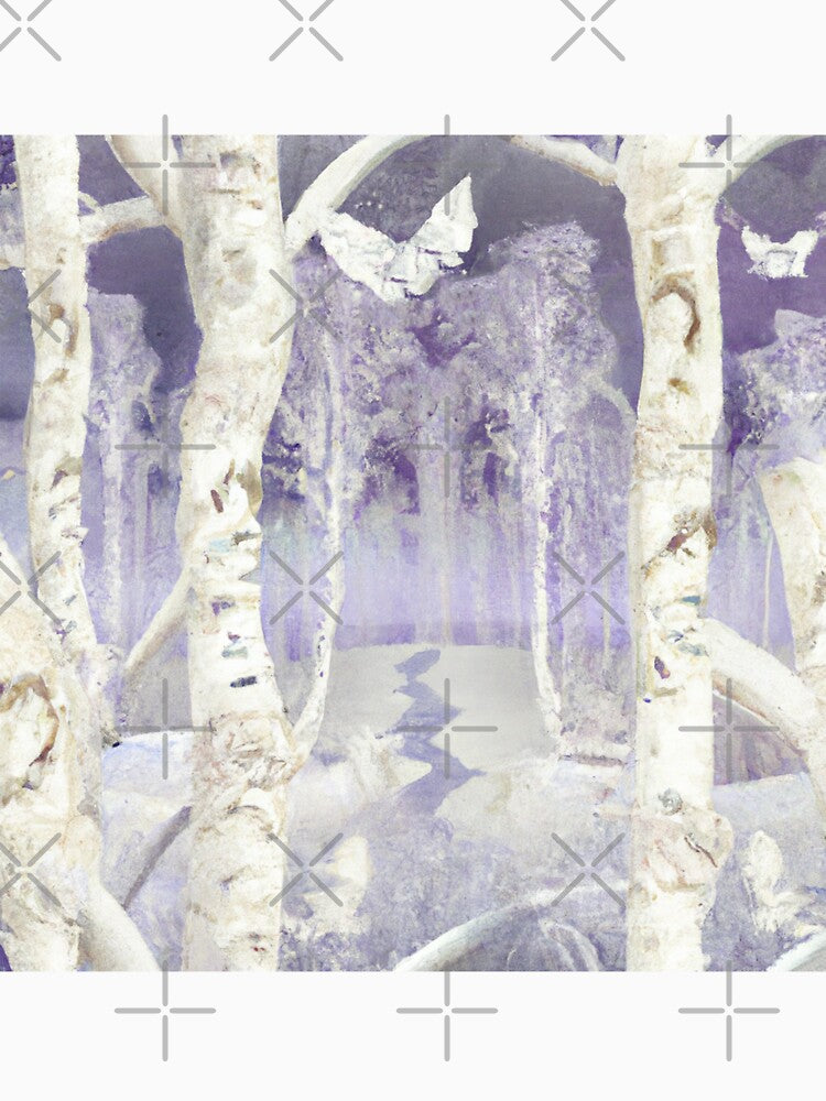 Purple Haze Winter Wonderland Duvet by Naomi Gutierrez Parrish