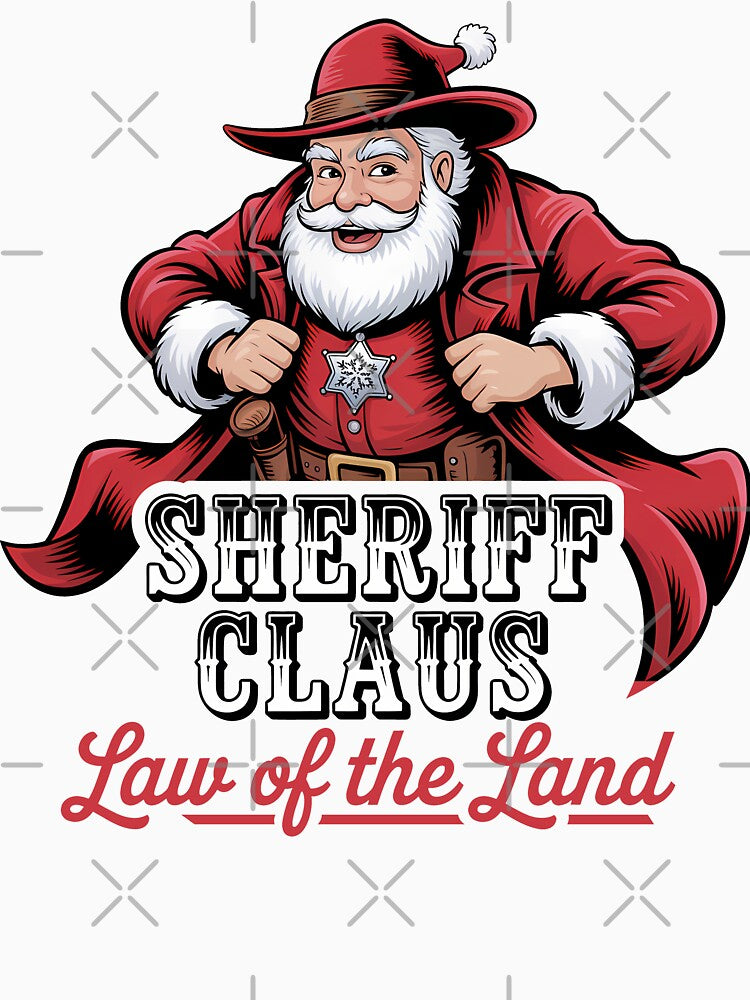 Sheriff Claus Western Christmas Lawman by Parallel Fold