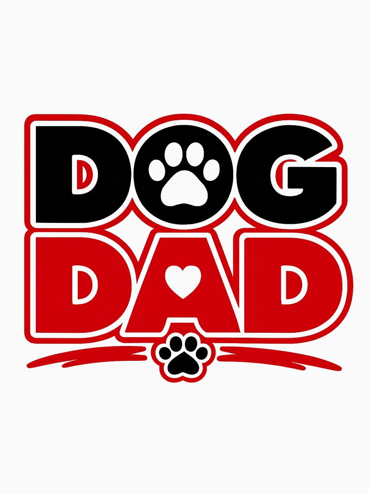 Proud Dog Dad Tee – Paw Print Pet Lover Shirt by ElegantPaws