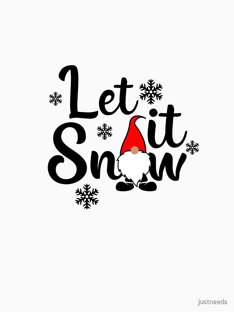 Gnome Let it Snow | Christmas Gnome by justneeds