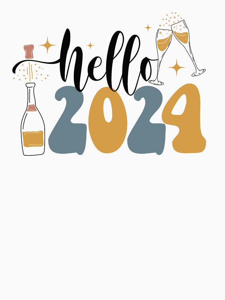 hello 2024, Happy New Year, New Year Squad by Mani Bindu Vadapalli