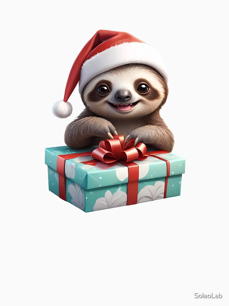 Charming Christmas Sloth by SolaoLab