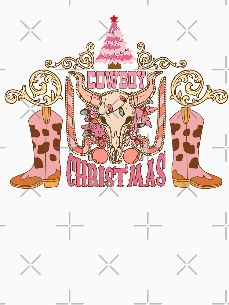 Pink Cowboy Christmas by CheekyChimpCo
