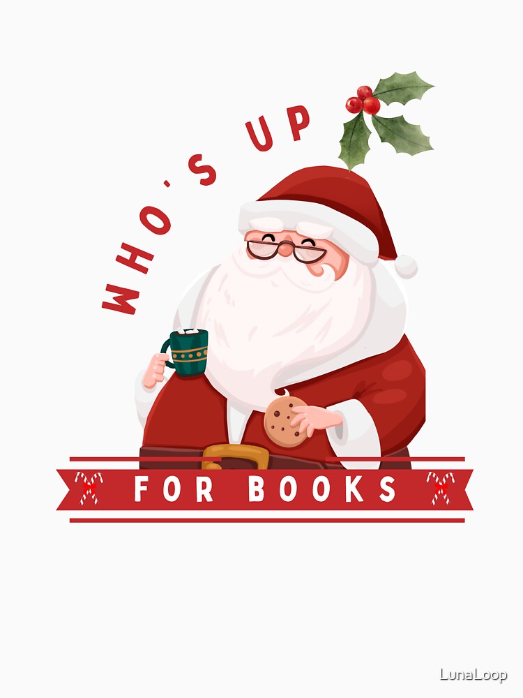 Festive Bookworm Holiday: Cozy Bookish Vibes by LunaLoop