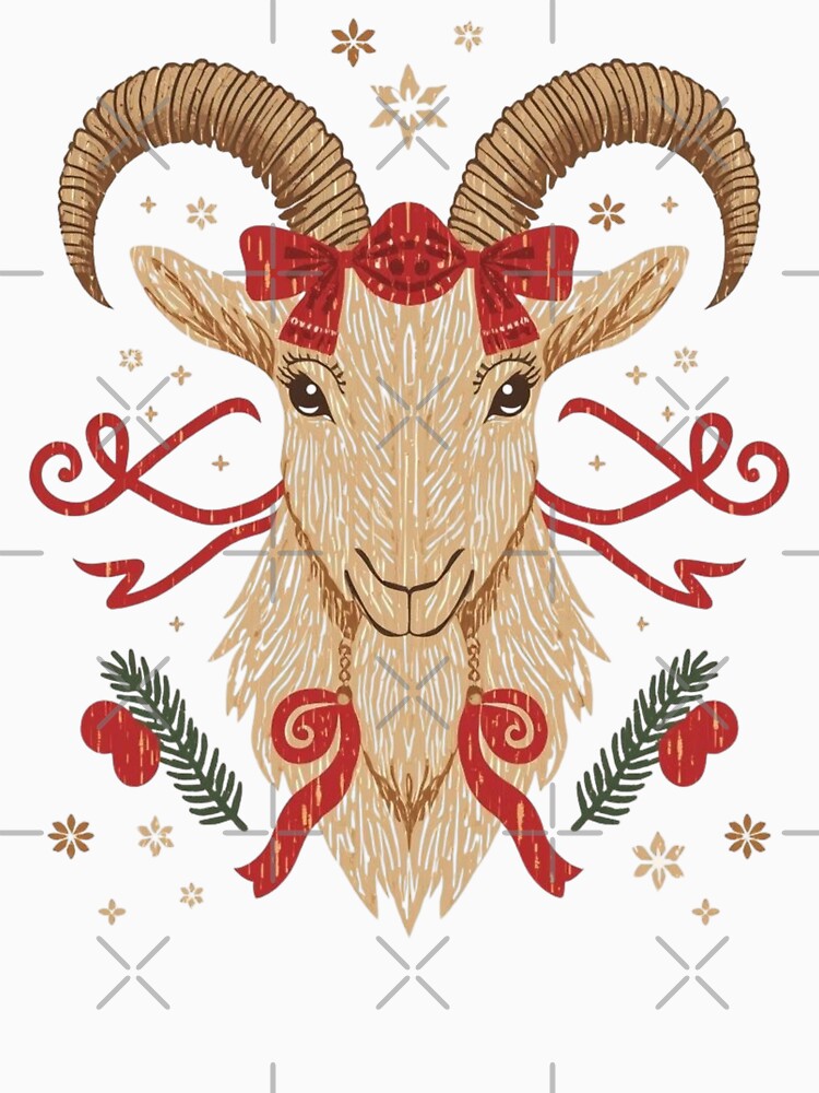 Nordic Yule Goat Collection – Festive Scandinavian Holiday Art Series by Nordic Echo
