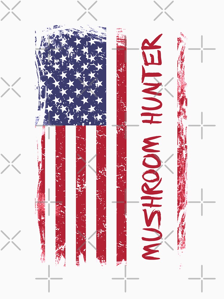 American Mushroom Hunter USA Flag by hadicazvysavaca